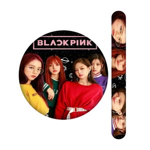 سوهان ناخن مندیکس مدل black pink کد 2346 به همراه آینه جیبی